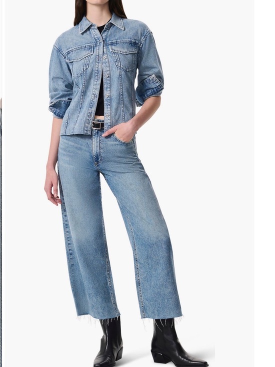 rag & bone Denim - NWT - rag & bone Featherweight Andi * High Waist Ankle * Wide Leg Jeans